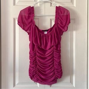 Venus Ruched Puff Sleeve Blouse